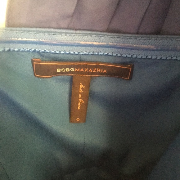 Bcbg one shoulder silk dress - Picture 3 of 6